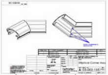 135 Degree Shaped Top Rail Corner