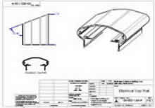 135 Degree Shaped Top Rail Corner (Right)