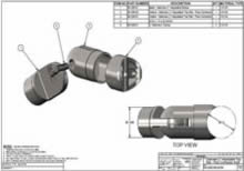 316 Stainless Adjustable Top Rail / Post Connector 