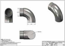 316 Stainless End Wall Return