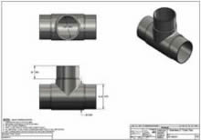 316 Stainless Flush Tee