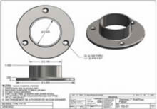 316 Stainless Narrow Base Flange